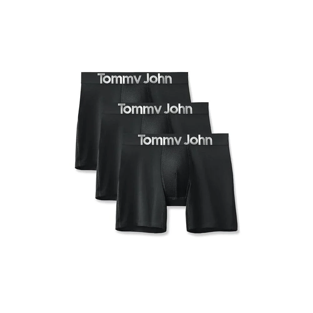Tommy John 3-Pack 360 Sport Micro Boxer Brief Underwear Mens Small Black BUU544